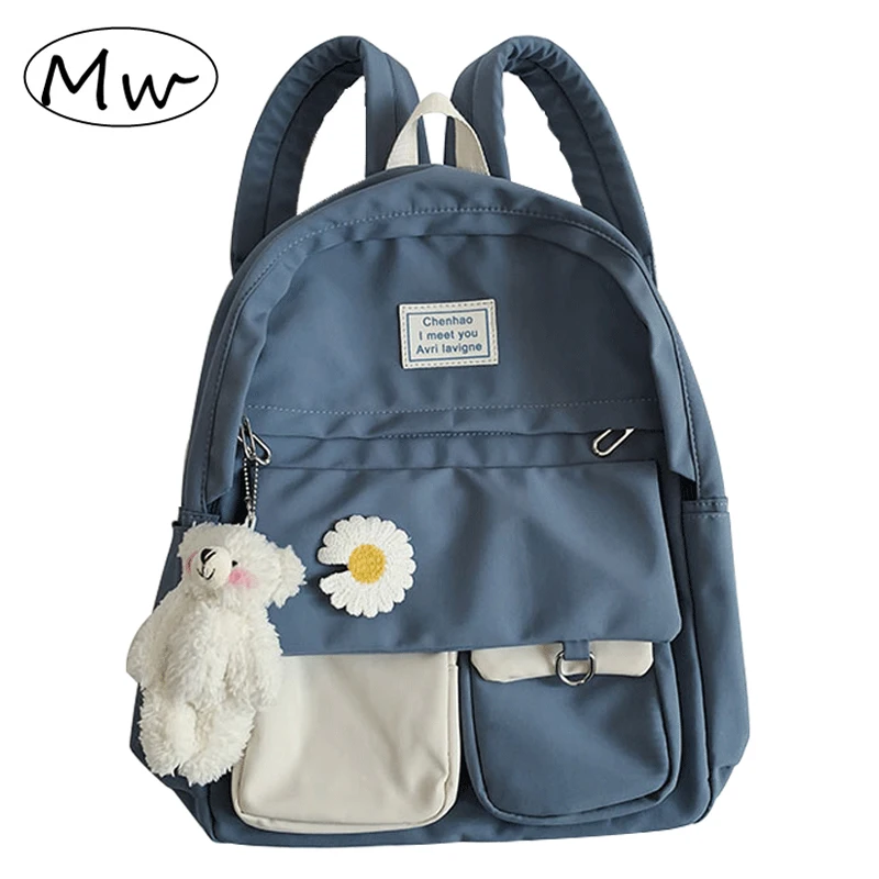 Женский холщовый дорожный рюкзак новинка 2020 школьный для девочек подростков