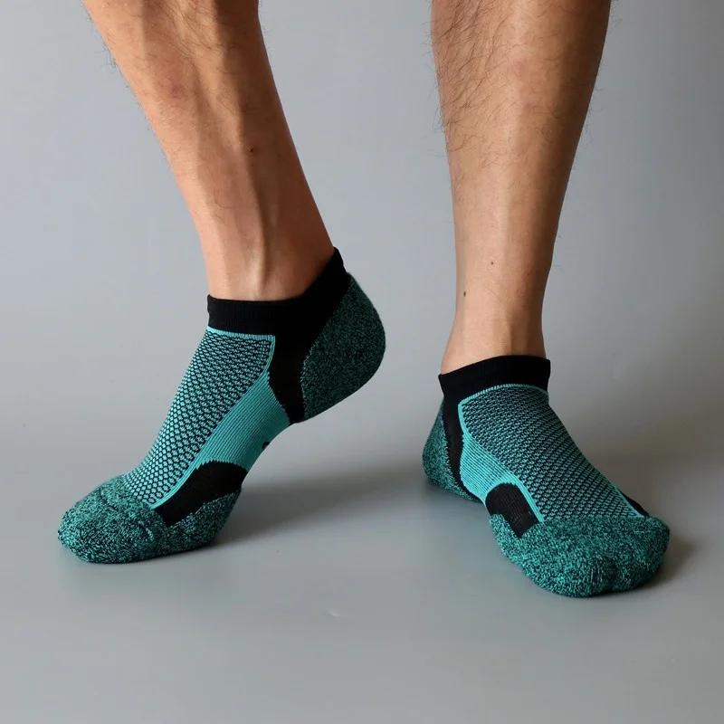 

Men's Sports Tennis Basketball Ankle Socks Women's Terry Mesh Breathable Comfortable Outdoor Riding Running Bicycle Boat Socks
