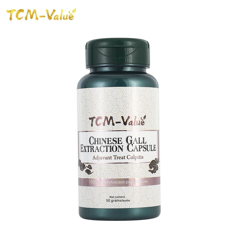 

TCM-Value Chinese Gall Extraction Capsule, Adjuvant Treat Colpitis, Cure Urinary tract infection, frequency of urination, 50pcs