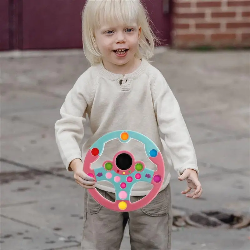 

2pcs Educational Steering Wheel Children Toys Kids Decompression Playthings
