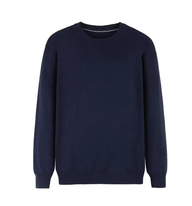 

2021 spring Men's round neck thin sweater sweater man 9189