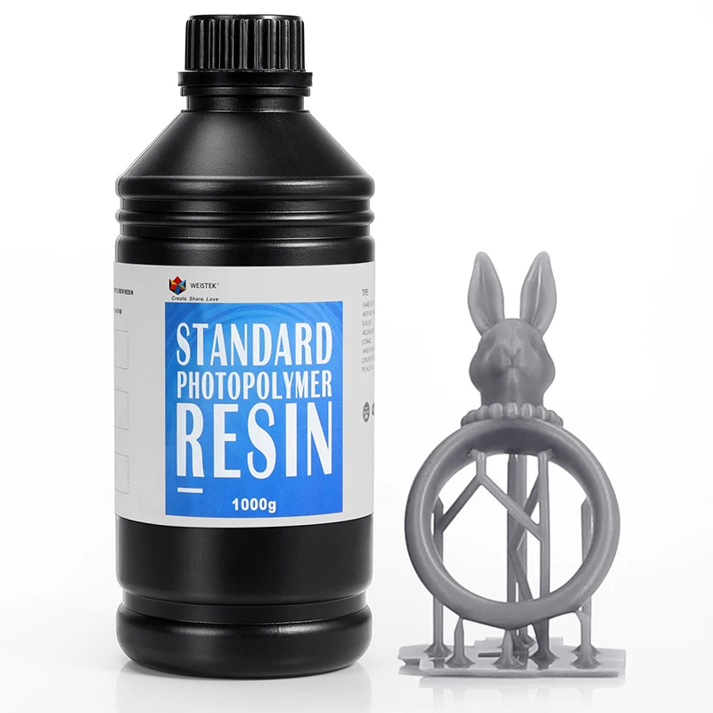 WEISTEK 3D ать 1000 нм жесткая УФ чувствительная Смола 1X/2X/4X g/1L Resina для фотонного моно ЖК