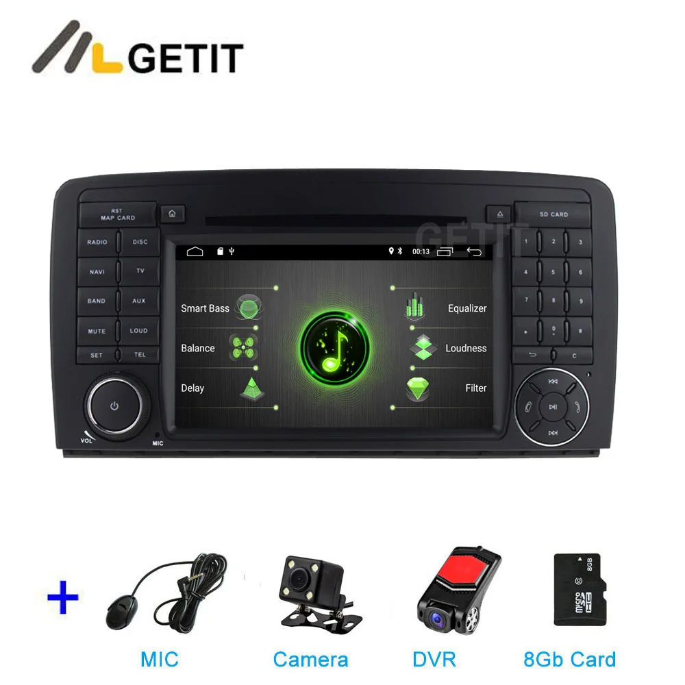 DSP 2G CAM DVR SD DSP 64G PX6 Android 9,0 автомобильный dvd-плеер для Mercedes Benz R class W251/R280/R300/R320/R350/R500 WiFi радио с Bluetooth и GPS стерео - Цвет: DSP 2G CAM DVR SD
