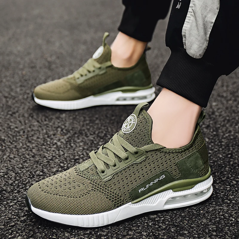 Men Running Shoes Womens LightWeight Breathable Shoes Couple Air Cushion Sneakers Comfortable Sports Fashion Shoes Pink