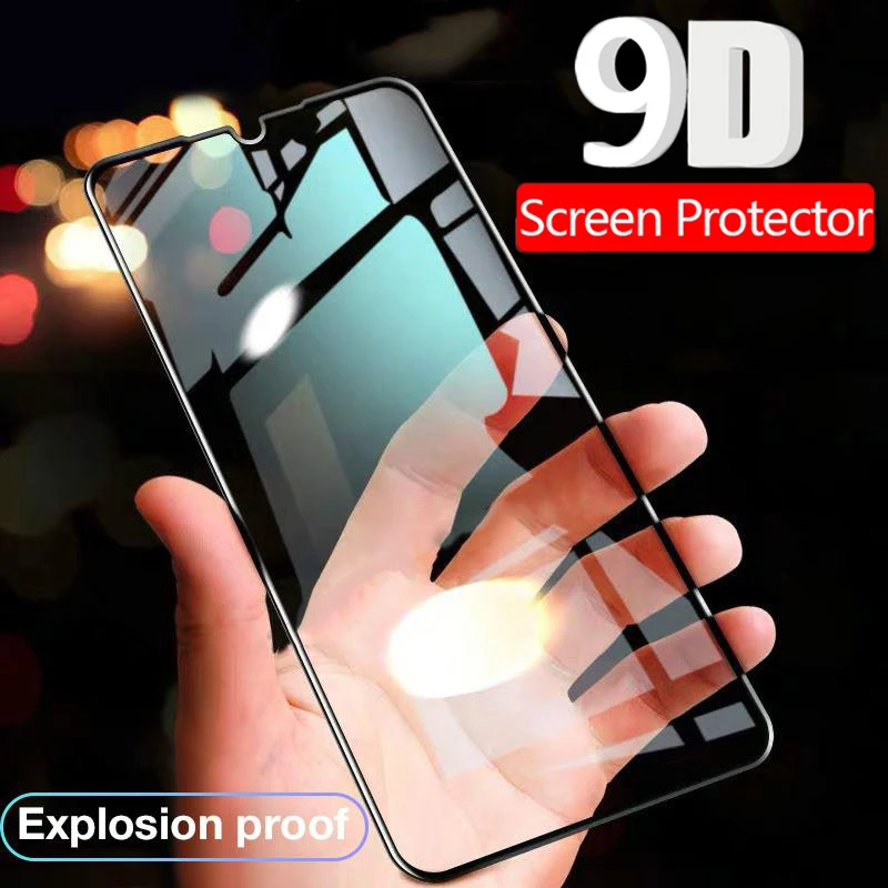 9D полное клеевое закаленное стекло для Xiaomi Redmi Note 8 Pro Взрывозащищенная защитная