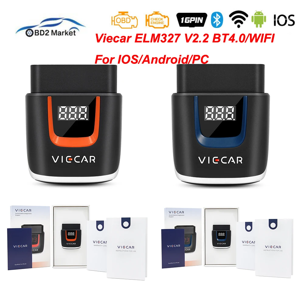 ELM327 V2.2 PIC18F25K80 ELM 327 Bluetooth 4 0 для Android/IOS OBD OBD2 автомобильный диагностический