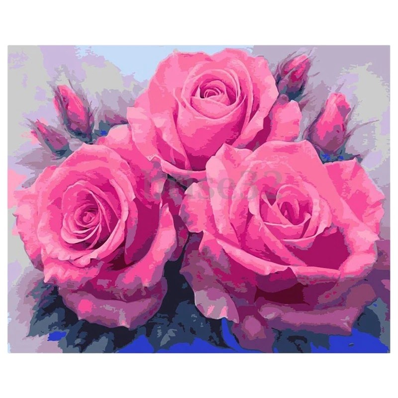 Розничная продажа краски по номеру Набор DIY масляная краска ing ткань цифровой