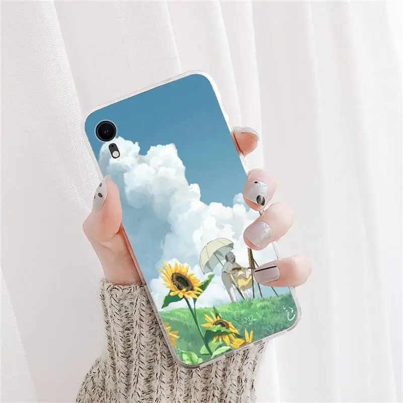 

Yinuoda when the wind rises Soft Silicone TPU Phone Cover For iPhone X XS MAX 11 11 pro max 6 6s 7 7plus 8 8Plus 5 5S XR SE 2020
