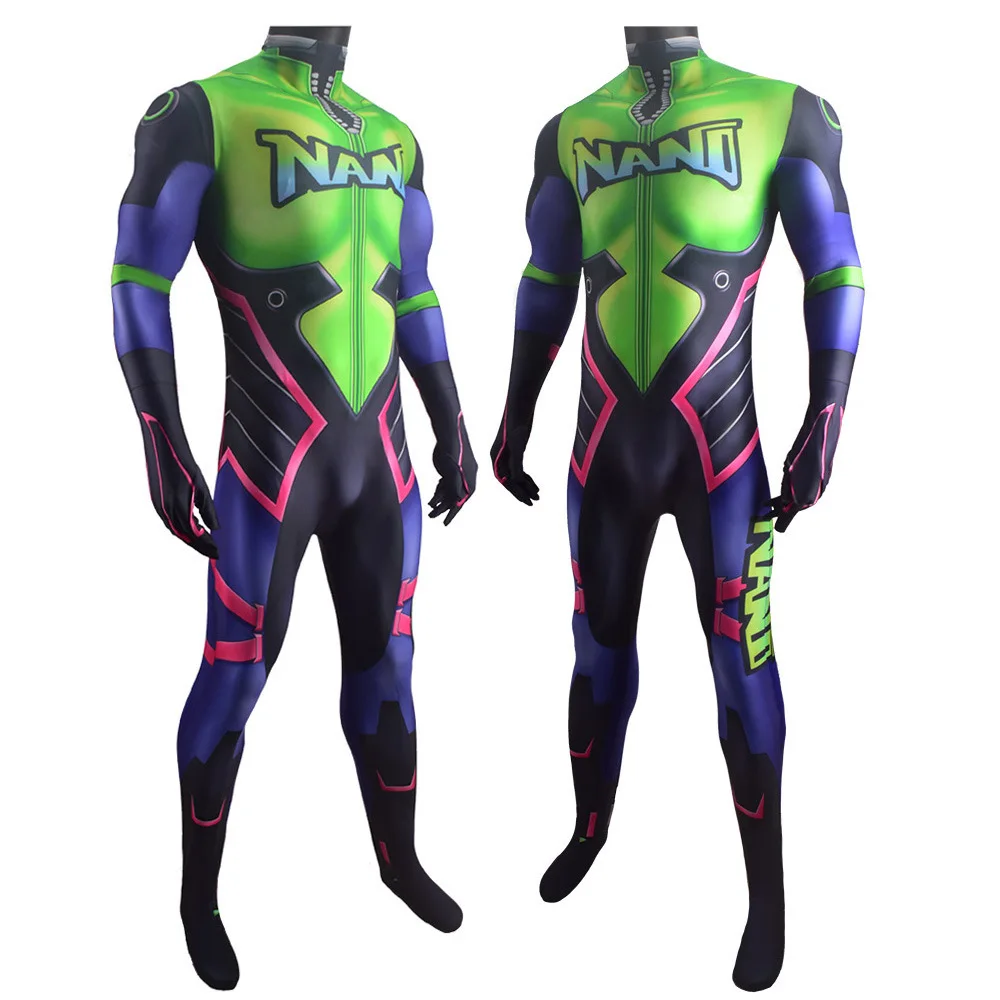 Женский костюм для косплея Nano Cola D.Va Skin супергероя Zentai взрослых и детей |