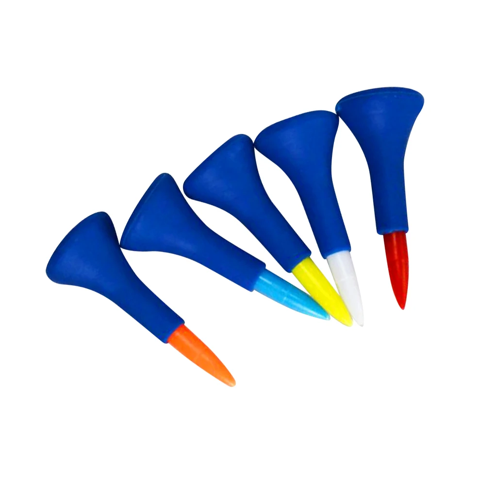 10 шт пластиковые резиновые подушки Топ Гольф Тройники случайный цвет 42 мм + 83 мм| |