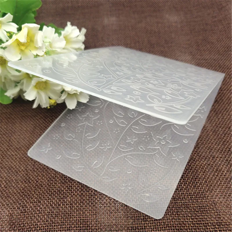 Звезда лист фон цветок печать DIY пластик папки для тиснения Скрапбукинг Бумага