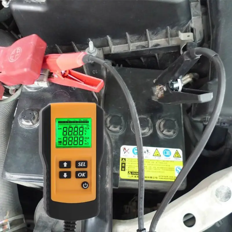 Digital 12V анализатор аккумуляторной батареи автомобиля автомобильной вольт CCA