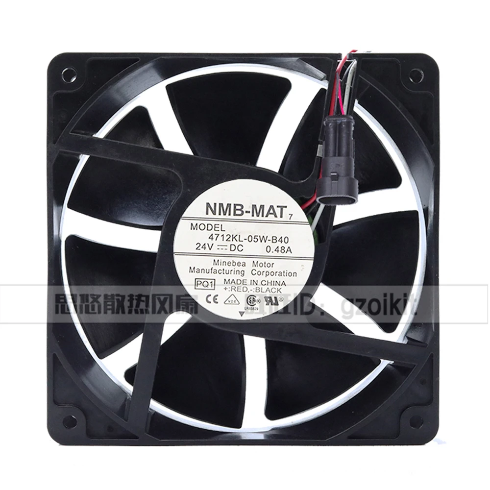 

For NMB 4712KL-05W-B40 PQ1 24V 0.48A ACS800 drive For dedicated axial case 120 * 120 * 38mm 12038 Cooling fan