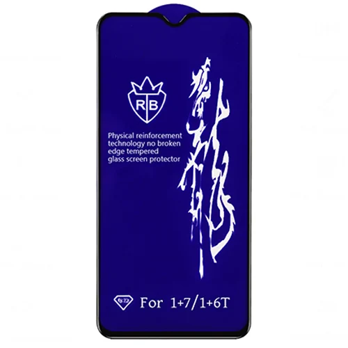 For Oneplus 7 RDCY 6D закаленное стекло для Oneplus 7 1+ 7 1+ 6T полностью изогнутое стекло для защиты экрана для Oneplus 7Pro 1+ 7Pro Arc edge glass - Цвет: For Oneplus 7