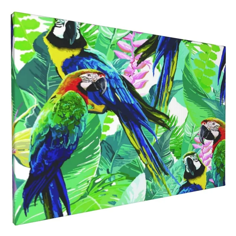 

Frameless wall art canvas prints, home office wall decoration oil painting fashion artwork, 18" x 12"