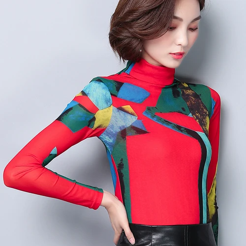 2019 осень зима новый тренд Мода Романтический изысканный напечатанный эластичный