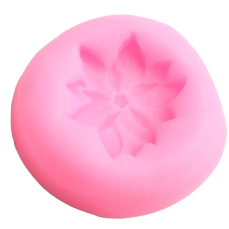 3D пуансеттия Цветок Силиконовые Формы для кексов фигурки жениха и невесты