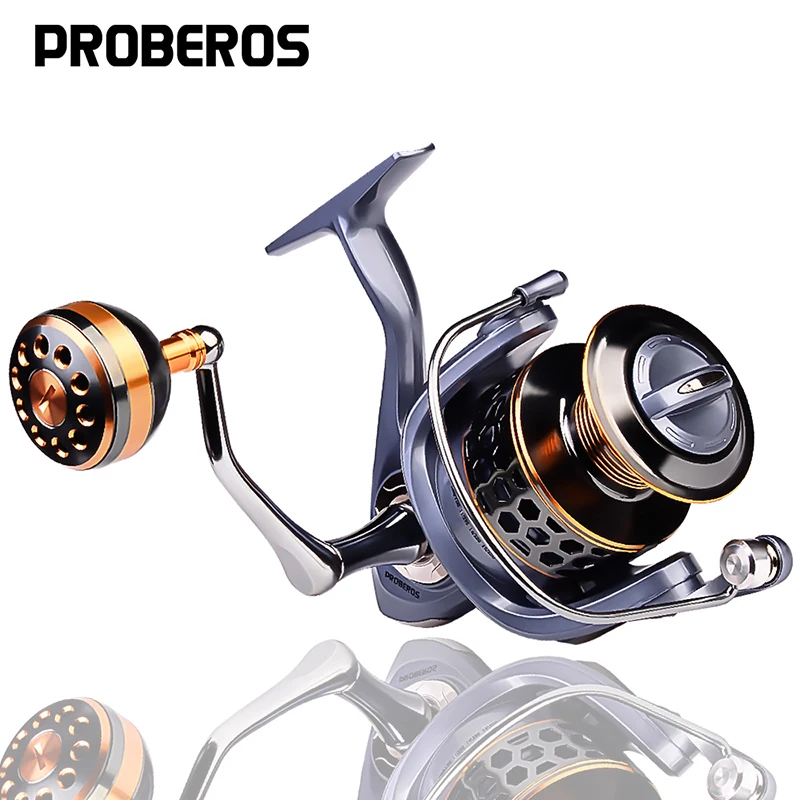 PROBEROS Fishing Reel Spool Spinning Reel 11-21KG Max Drag M