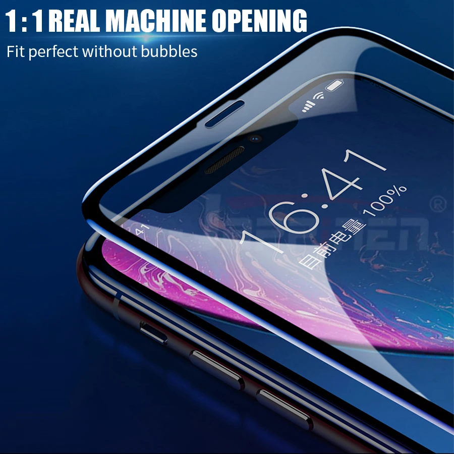 20D полное покрытие закаленное стекло для iPhone 12 mini Pro Max Защита экрана 11 XR XS X 7 8 6 6S Plus