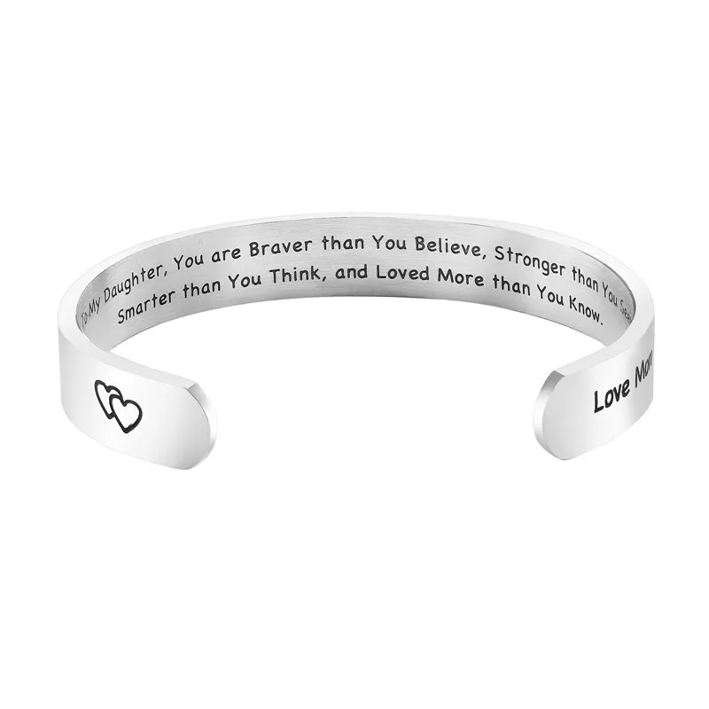 

Вдохновляющие мантра браслеты для женщин серебряного цвета стимулирующие подарки для ее лучшей подруги