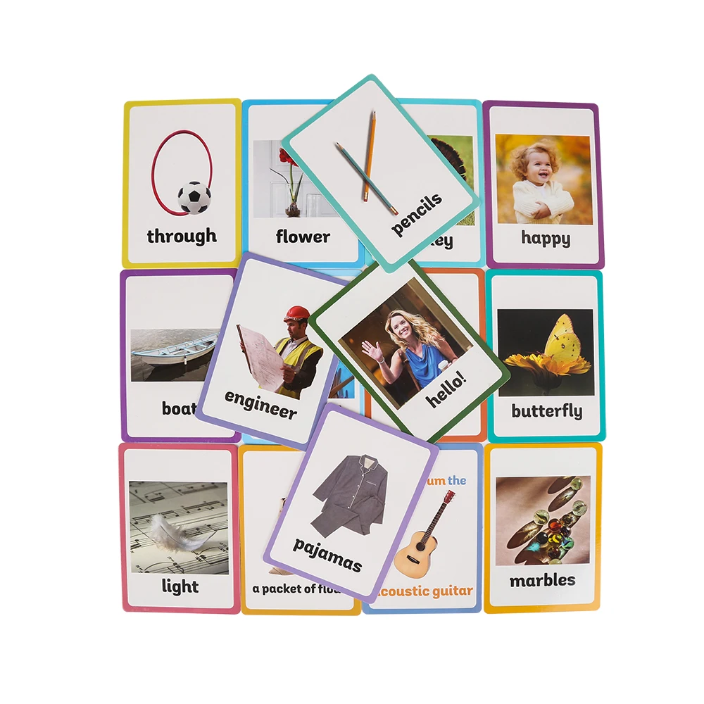 Leve1/Leve2 выучите английское слово карта 26 категорий 760 шт Flashcards Juguetes Educativos Дети