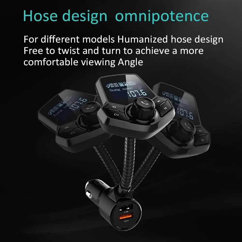 

Car Bluetooth MP3 Player Car Handsfree Phone Wireless Multi-function Super Bass Cigarette Lighter USB Bluetooth Fm Transmitter