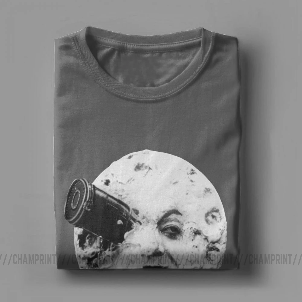 Мужская футболка с коротким рукавом Moon вечерние винтажные Топы и круглым вырезом