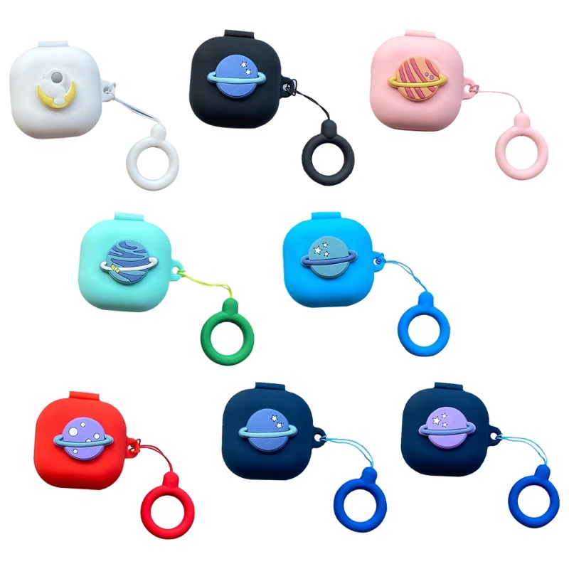

Planet Cartoon Protective Cover Silicone Case for galaxy-Buds live Earphone