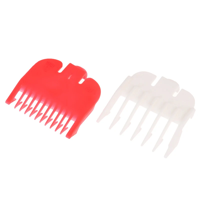 

2pcs Professional Cutting Guide Comb Hairdressing Tool 1.5mm 3mm Set Colorful Limit Comb Set For Electric Hair Trimmer Shaver