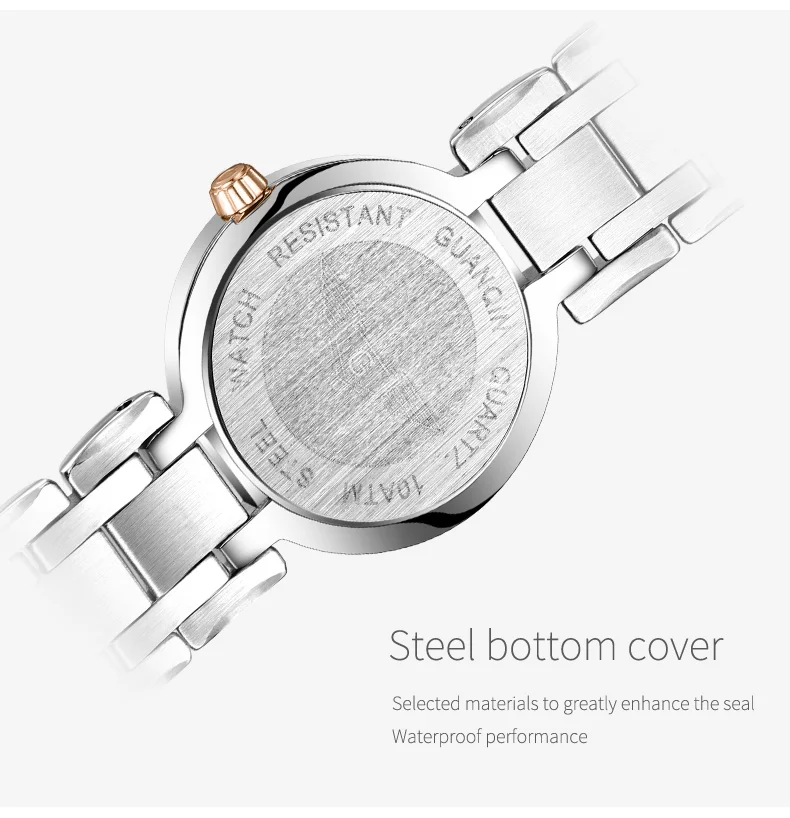 Часы наручные женские кварцевые водонепроницаемые до 100 м | Наручные часы