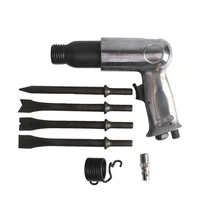 air hammer professional handheld pistol gas shovels small rust remover pneumatic tools with 4 chisels set