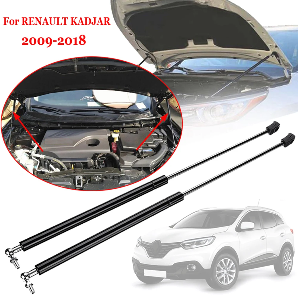 

For RENAULT KADJAR 2009-2018 Struts Front Bonnet Hood Left/Right 570mm Car Front Bonnet Struts Support Shock Car Accessories