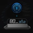 Автомобильный датчик скорости H400G, универсальный проектор скорости H400G, GPS, HUD, зеркальный KPHKPM