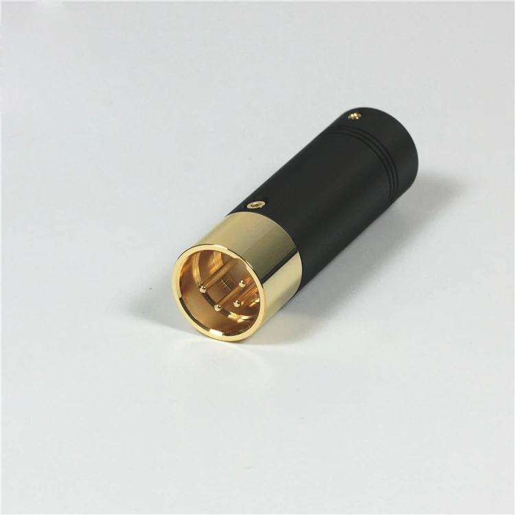 Позолоченный HIFI аудио разъем четырехъядерный Cannon XLR plug 10 мм|Усилители мощности| |
