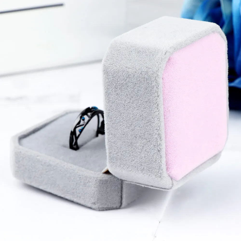 Новинка 2020 Высококачественная бархатная коробка для колец чехол обручального