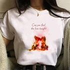 Футболка женская с надписью Simba and Nala