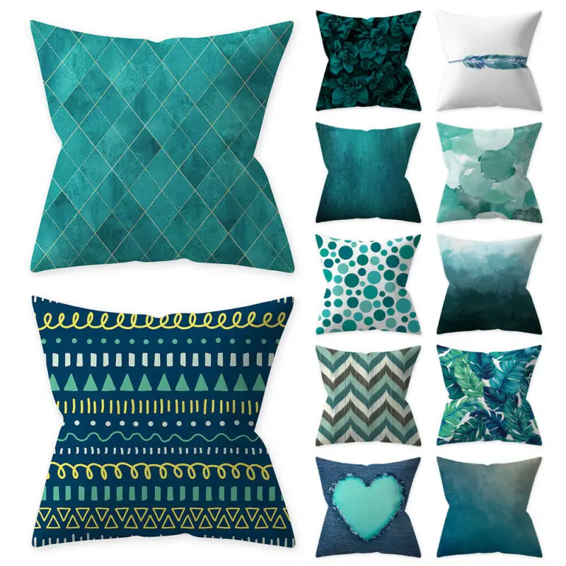 2019 с цветочным принтом из хлопка и льна пледы поясная подушка чехол Чехол для