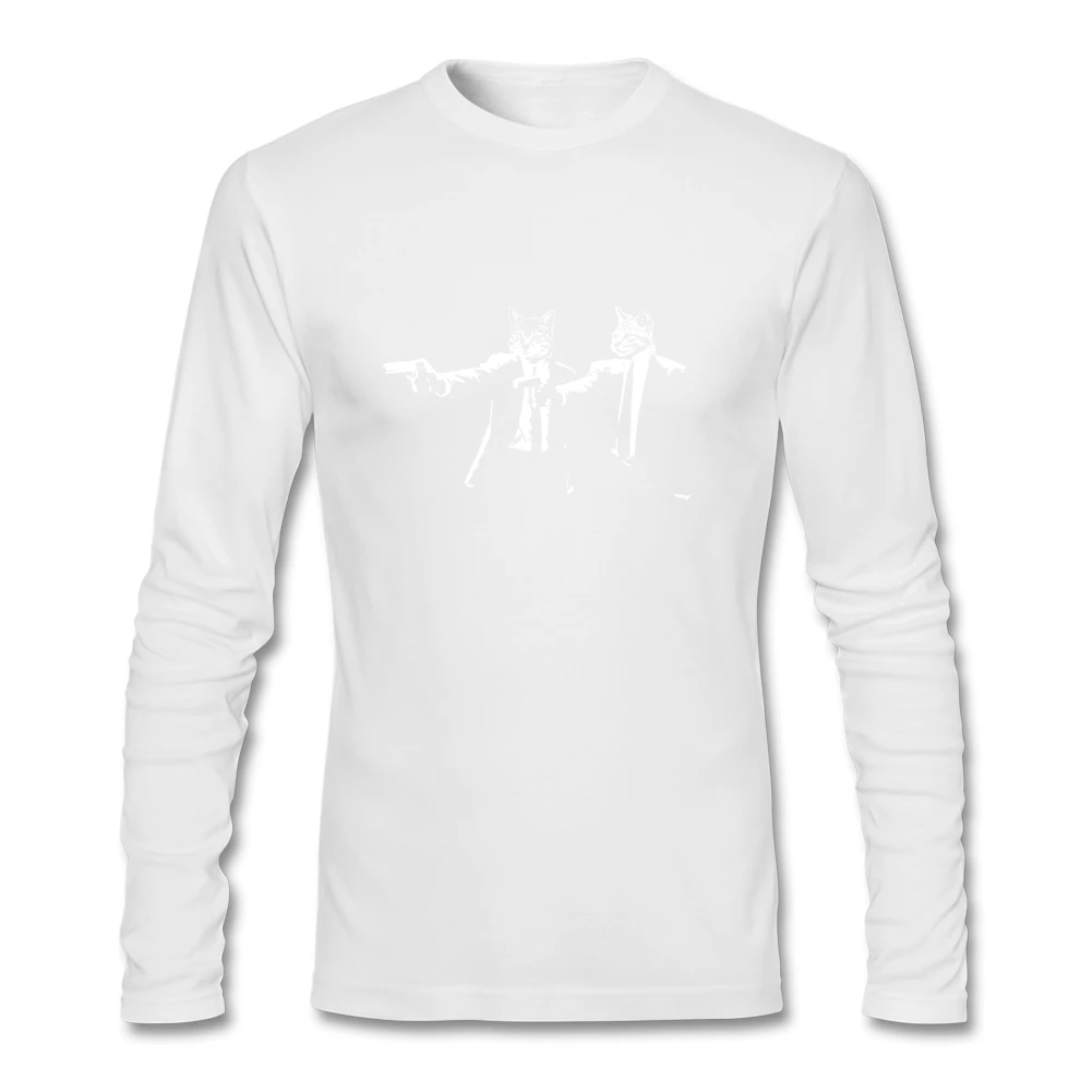 Стандартный размер известная киска футболка Мужская фиолетовая одежда с принтом