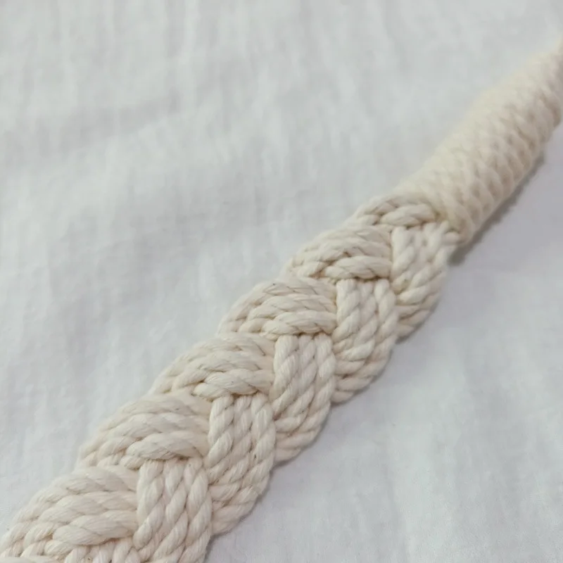 

Modern Simple Cotton Curtain Straps Twist Bedroom Living Room Curtains Tie Rope Hand-woven Curtains Storage Hook Home Decoration