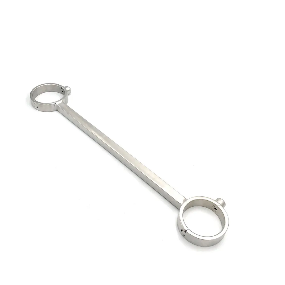 Нажимные фиксаторы для лодыжек БДСМ-игрушки взрослых шлем-бандаж из нержавеющей