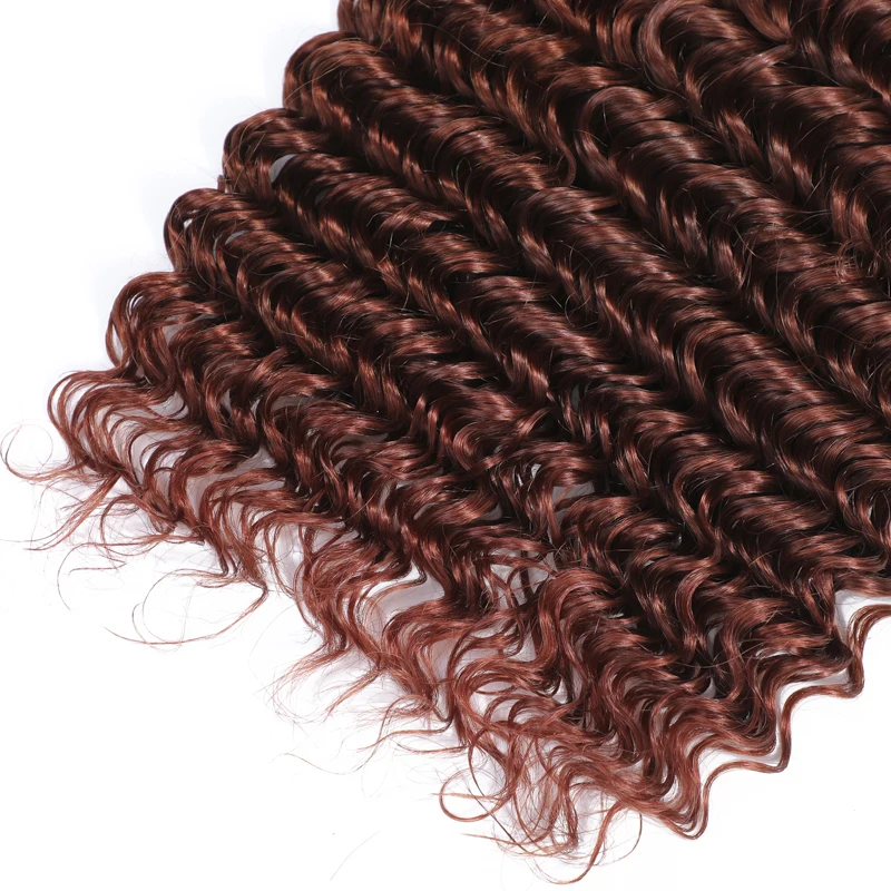 

Honey Blonde Deep Wave Human Hair Bundles SOKU Brazilian Hair Weave Extensions 3/4PCS Bundles Deal Non-Remy Human Hair Weave