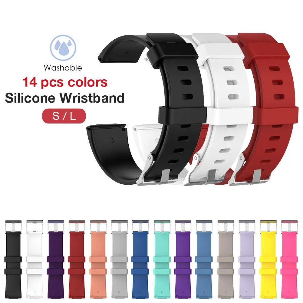 

Replacement Band For Fitbit Versa Starp Soft Silicone Waterproof Wrist Accessories Strap For Fit Bit Versa Bracelet