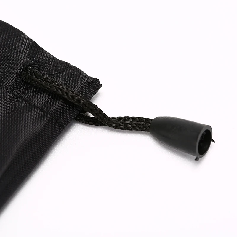 

1pc Tent Camping Tent Peg Nail Organizer Pouch Black Peg Nails Stake Storage Bag Outdoor