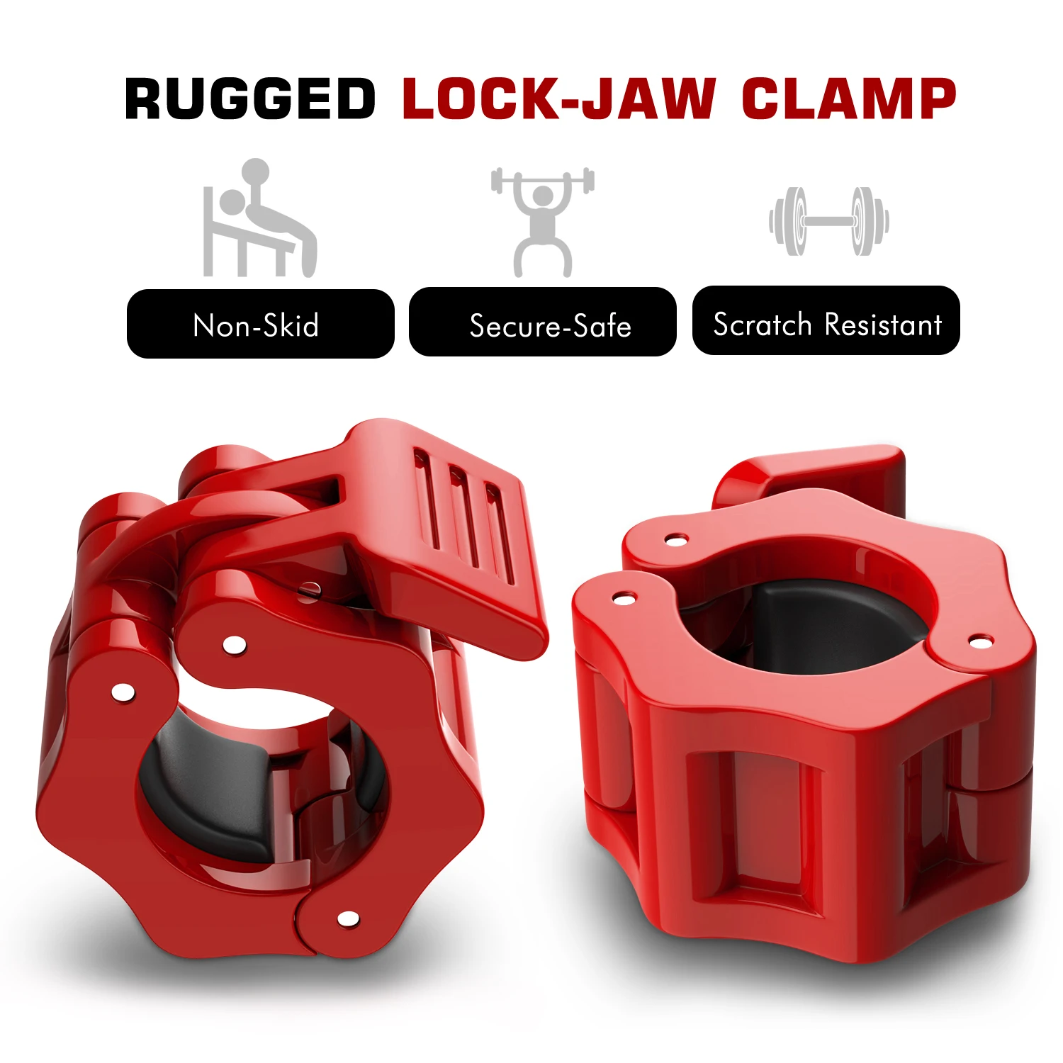 1 пара зажимы для гантелей 25 мм|Тяжелая атлетика| |