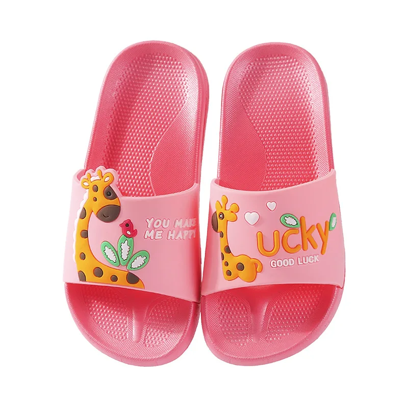 Children's Slippers Boys and Girls Antiskid Home Room Cartoon Bathroom Slippers Slipper Women Slippers House Women Shoes