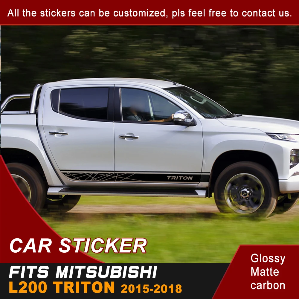 Акула Боковая дверь тела 4x4 Стайлинг графические виниловые автомобильные