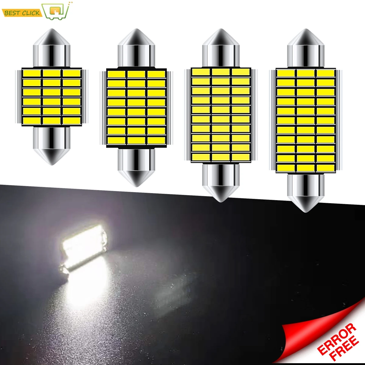 Xukey Festoon C10W C5W LED Light s 31mm 36mm 39mm 41mm подсветсветильник номерного знака 6000K White 12V CAN bus