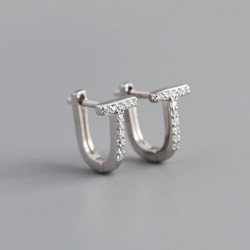 

VINY Silver 925 Jewelry Earrings For Women Gilded Stud Earrings Gold/Silver Jewelry 2021 Fashionable Aretes Fine Gift