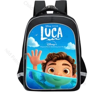 2021 disney kids backpacks summer new cartoon printing graphics school bags luca alberto sea monster boys student backpack gifts