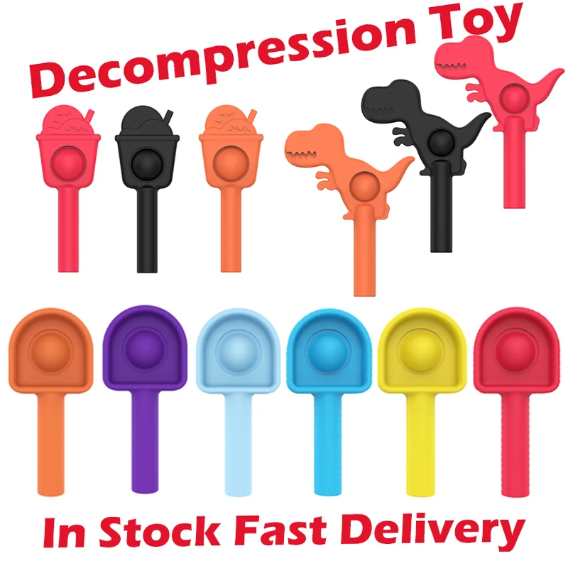

Squishy Push Bubble Sensory Fidget Toy New Box Figet Stress Reliever Toys Adult Child Funny Autism Anti Stress Reliver антистрe